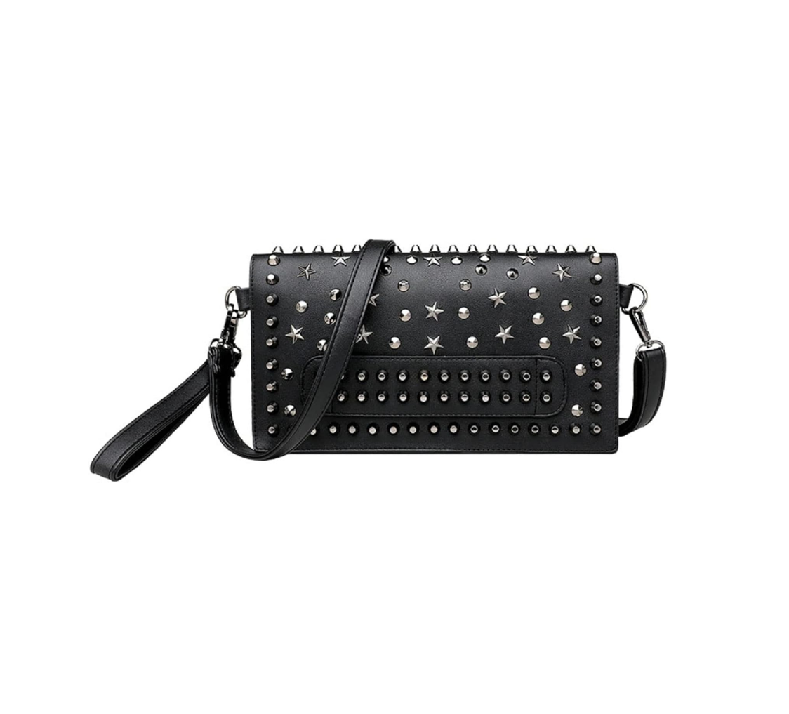 Star Stud Clutch Handbag