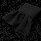High Neck Gothic Patterned Shirt