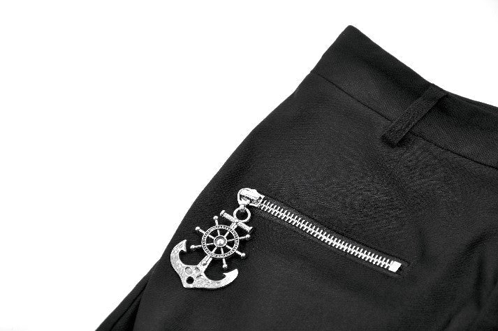 Punk Thigh Strap Shorts