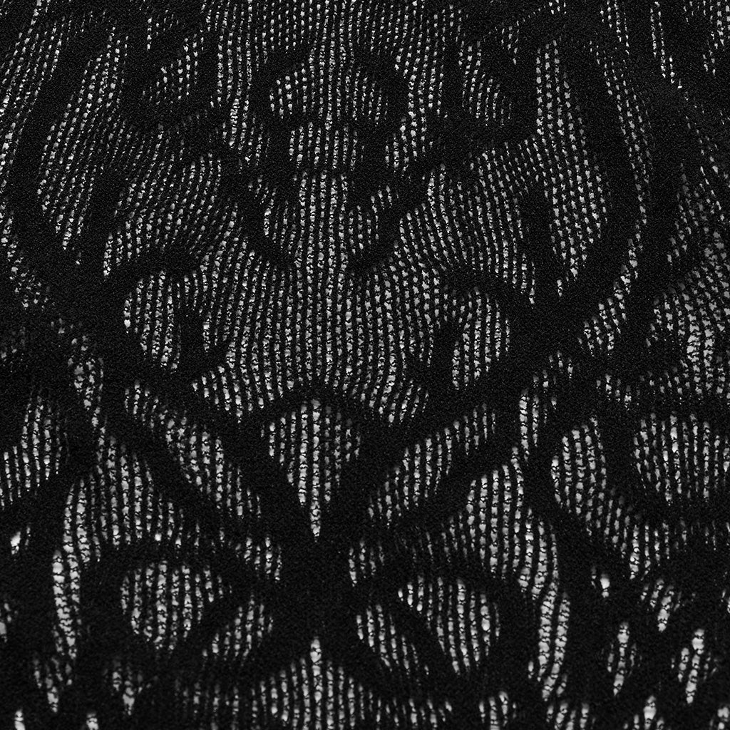 Net Mesh Back Cutout Top