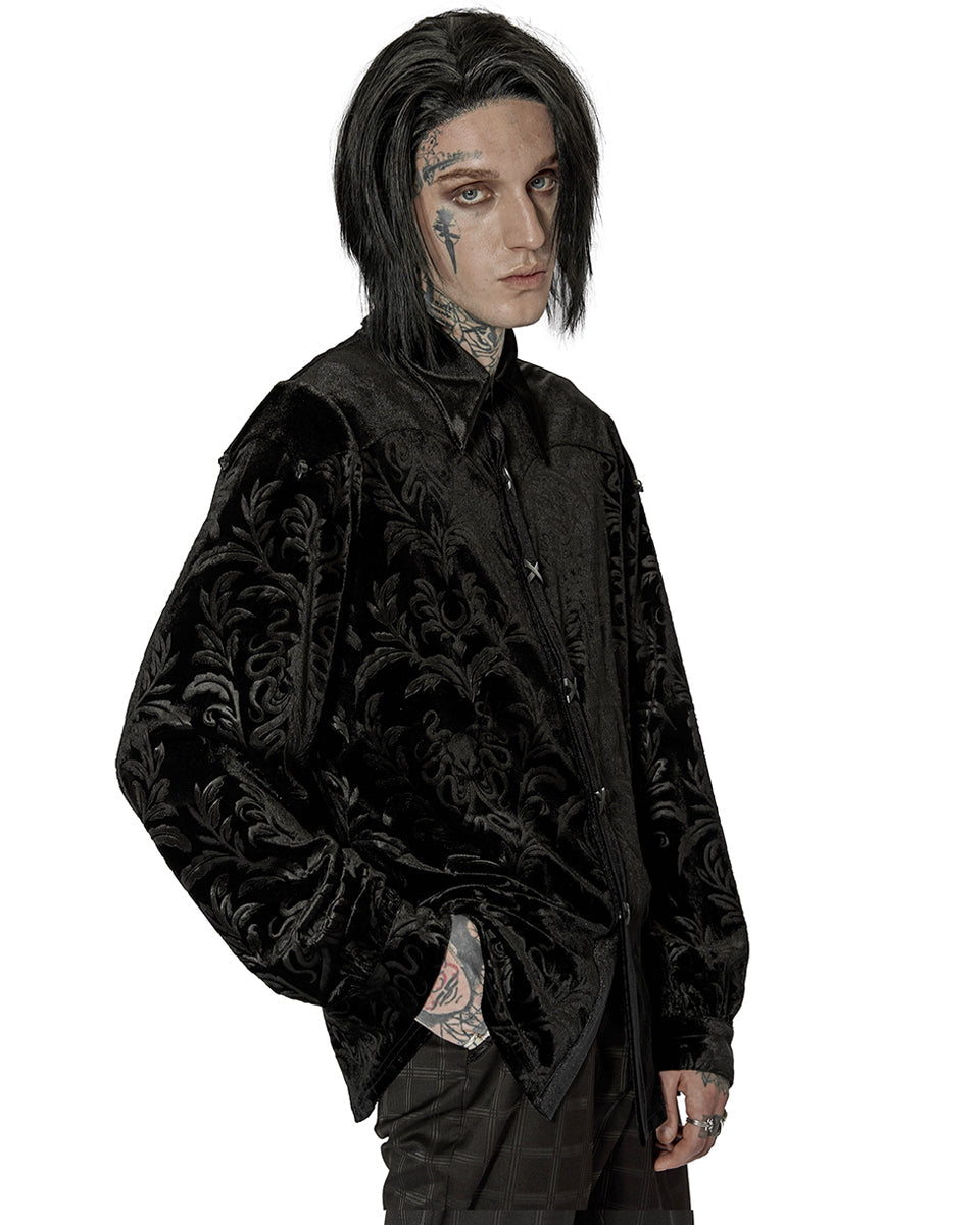 Velvet Embossed Shirt