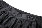 Ruffle Detachable Tail Mini Skirt