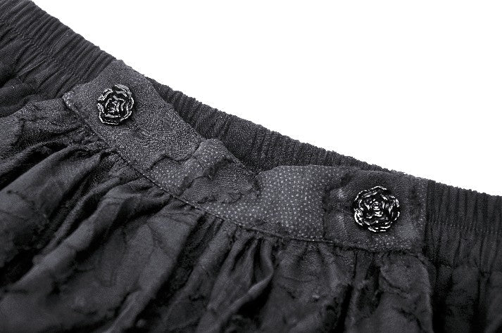 Ruffle Detachable Tail Mini Skirt