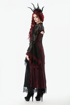 Red Rim Black Lace Bolero