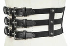 Grid Buckle Belt