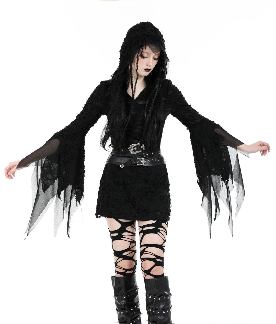 Punk Buckle Underbust Corset