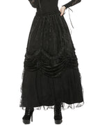 Victorian Velvet Maxi Skirt