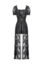 Velvet Lace Skirt Mini Dress