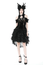 Short Hi-Lo Ruffle Tail Skirt