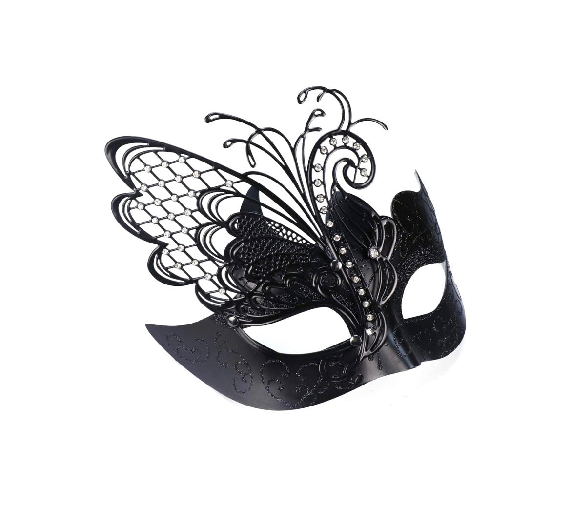 Black Butterfly Masquerade Mask