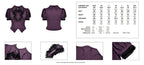 Purple Moon Witch Ruffle Blouse