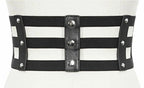 Grid Buckle Belt