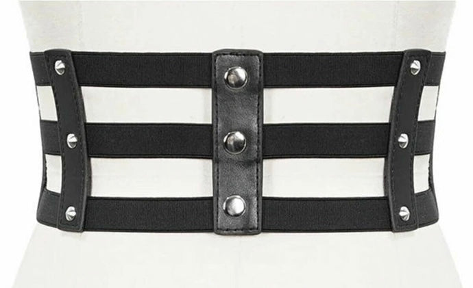 Grid Buckle Belt
