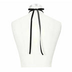 Lace Bow Jewel Cravat