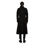 Men’s Military Uniform Belt Long Coat