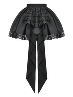 Lolita Doll Ruffle Lace Ribbon Trail Skirt