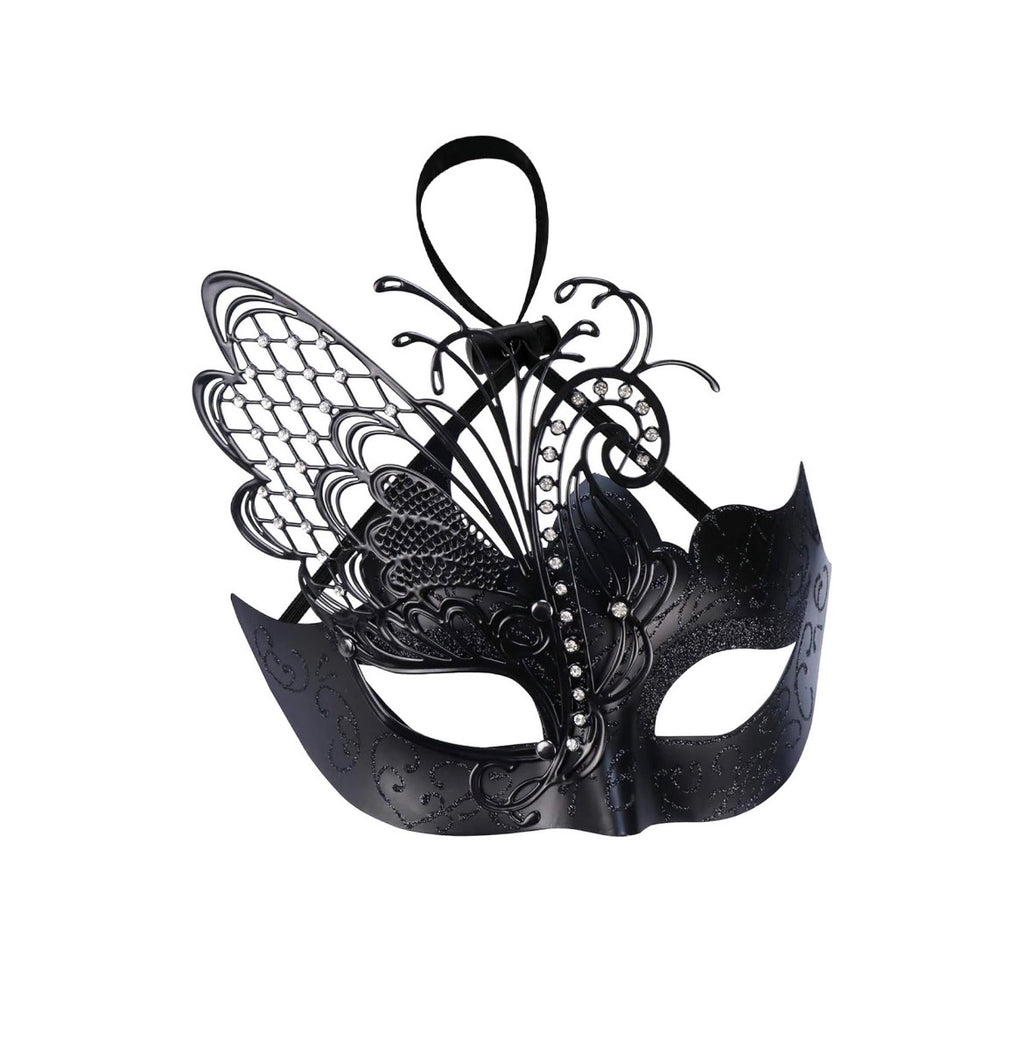 Black Butterfly Masquerade Mask