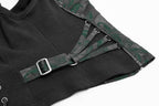 Green Poison Ivy Corset Buckle Top