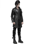 Mens Black Dystopian Jacket