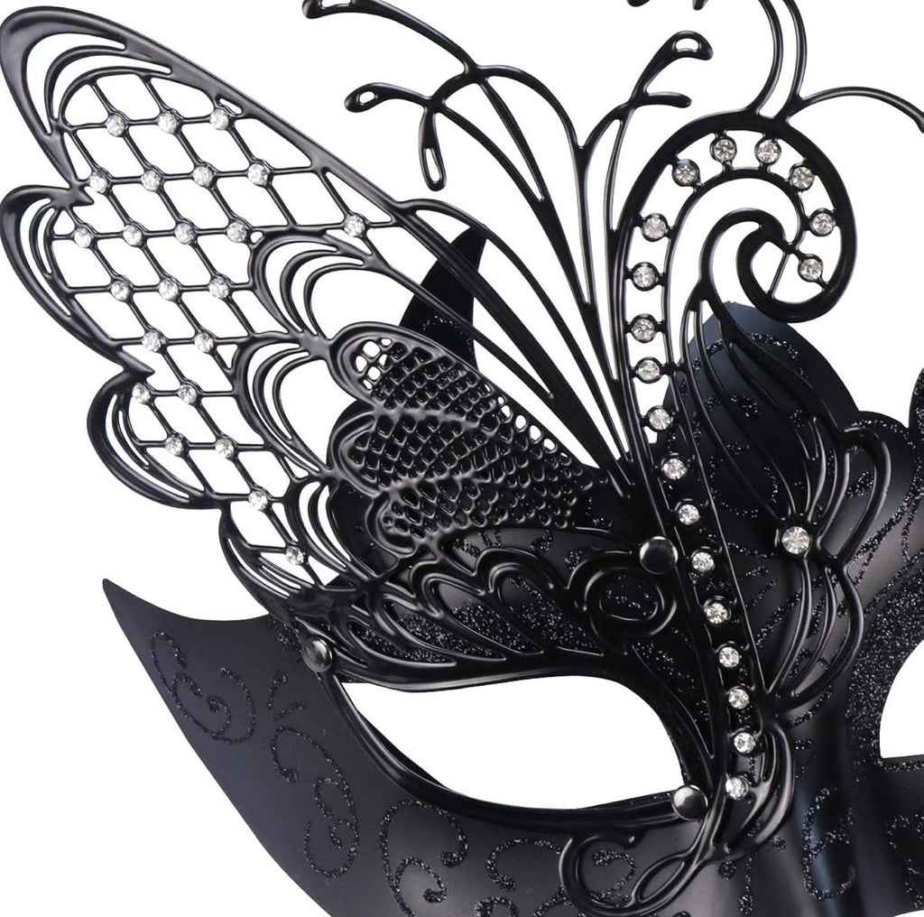 Black Butterfly Masquerade Mask