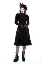 Vampire Scarlet Red Velvet Dress