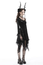 Genie Bell Sleeve Velvet Dress