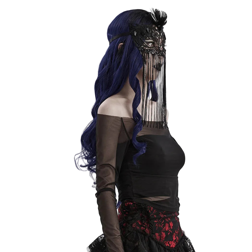 Gothic Fringe Masquerade Mask