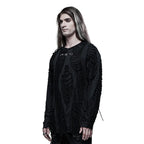 Ripple Shred Long Sleeve Top