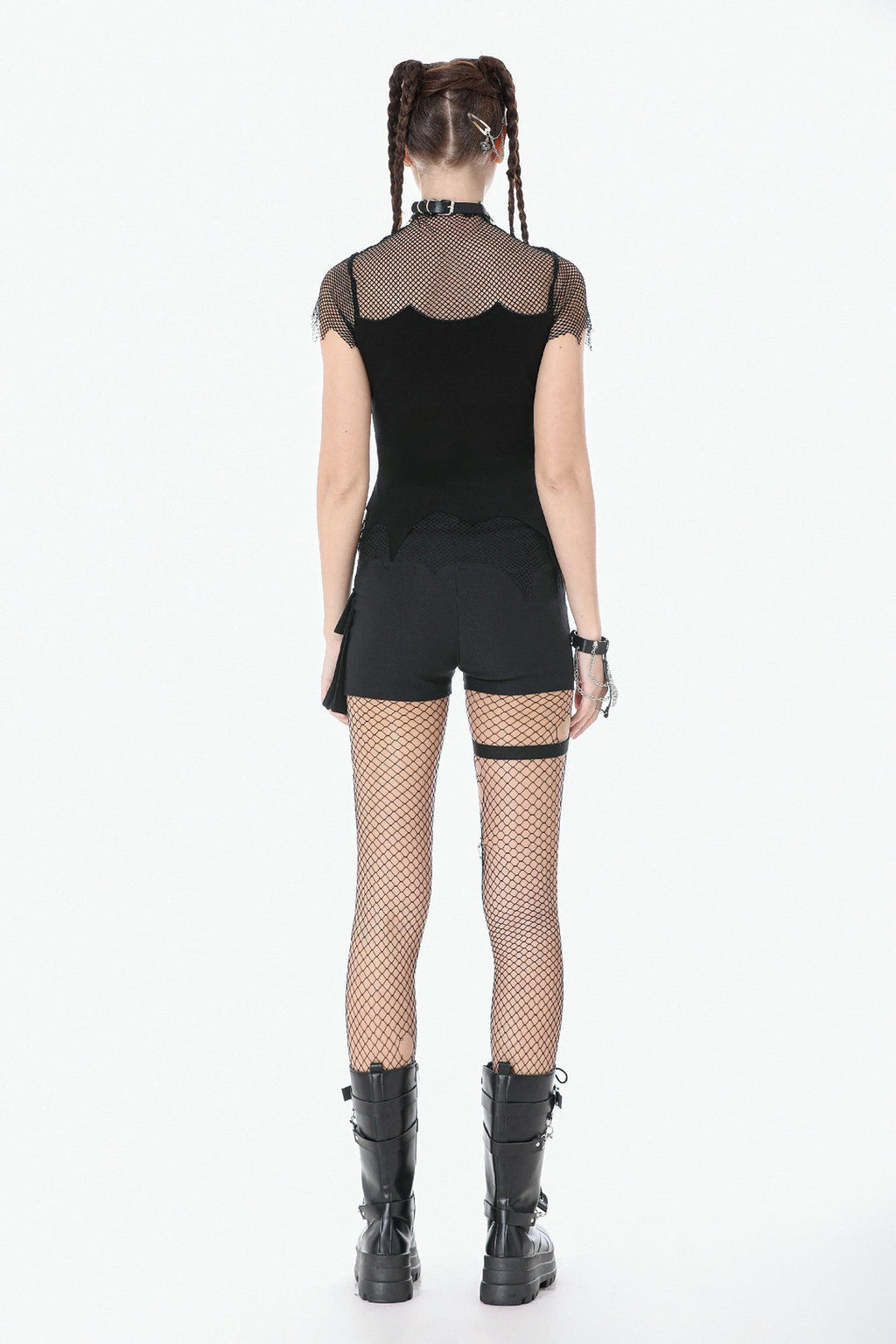 Punk Thigh Strap Shorts