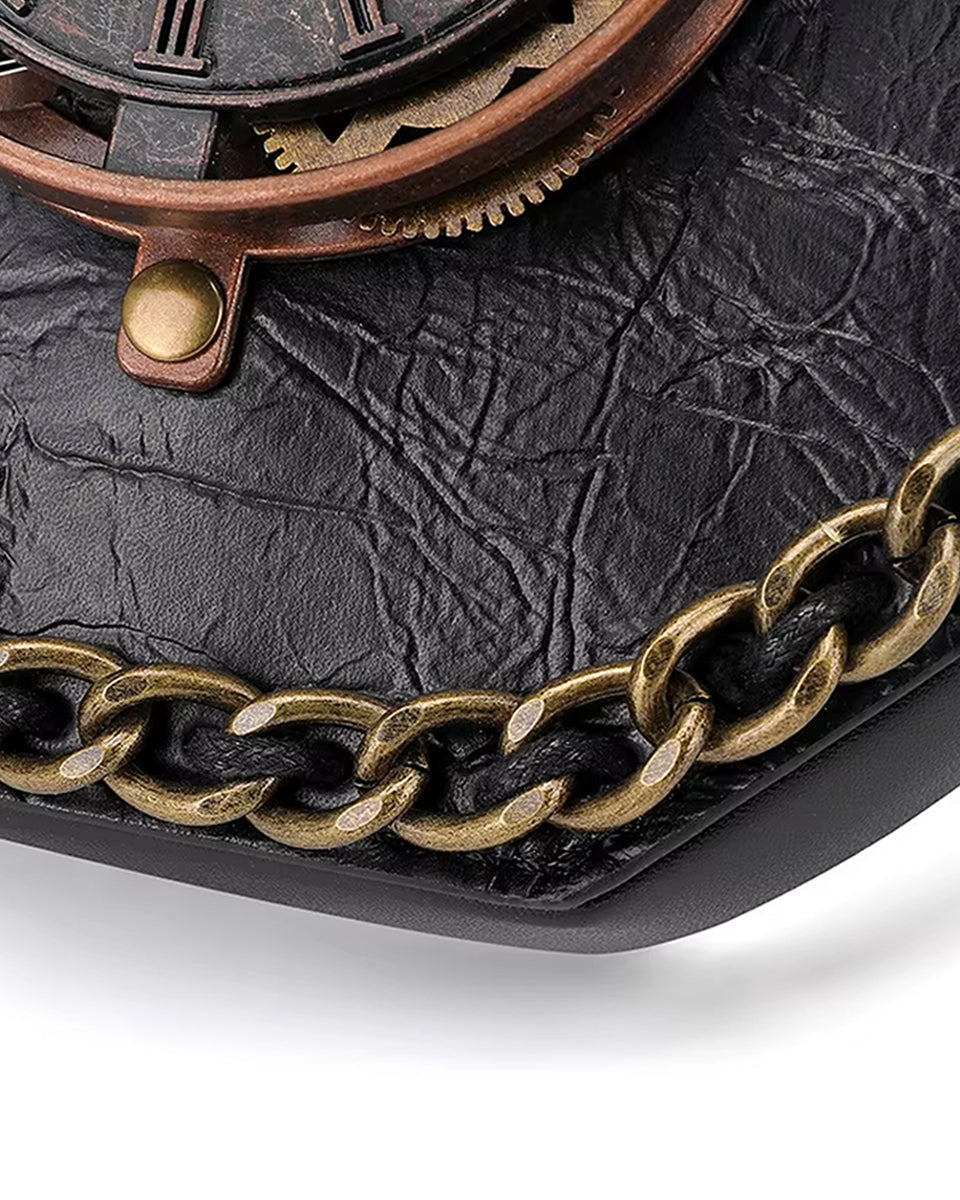 Steampunk Octagon Clock Bag