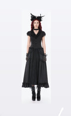 Classic Gothic Black Net Skirt