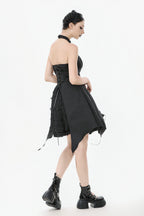 Batwing Choker Dress