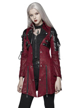 Ladies Crimson Dystopian Jacket