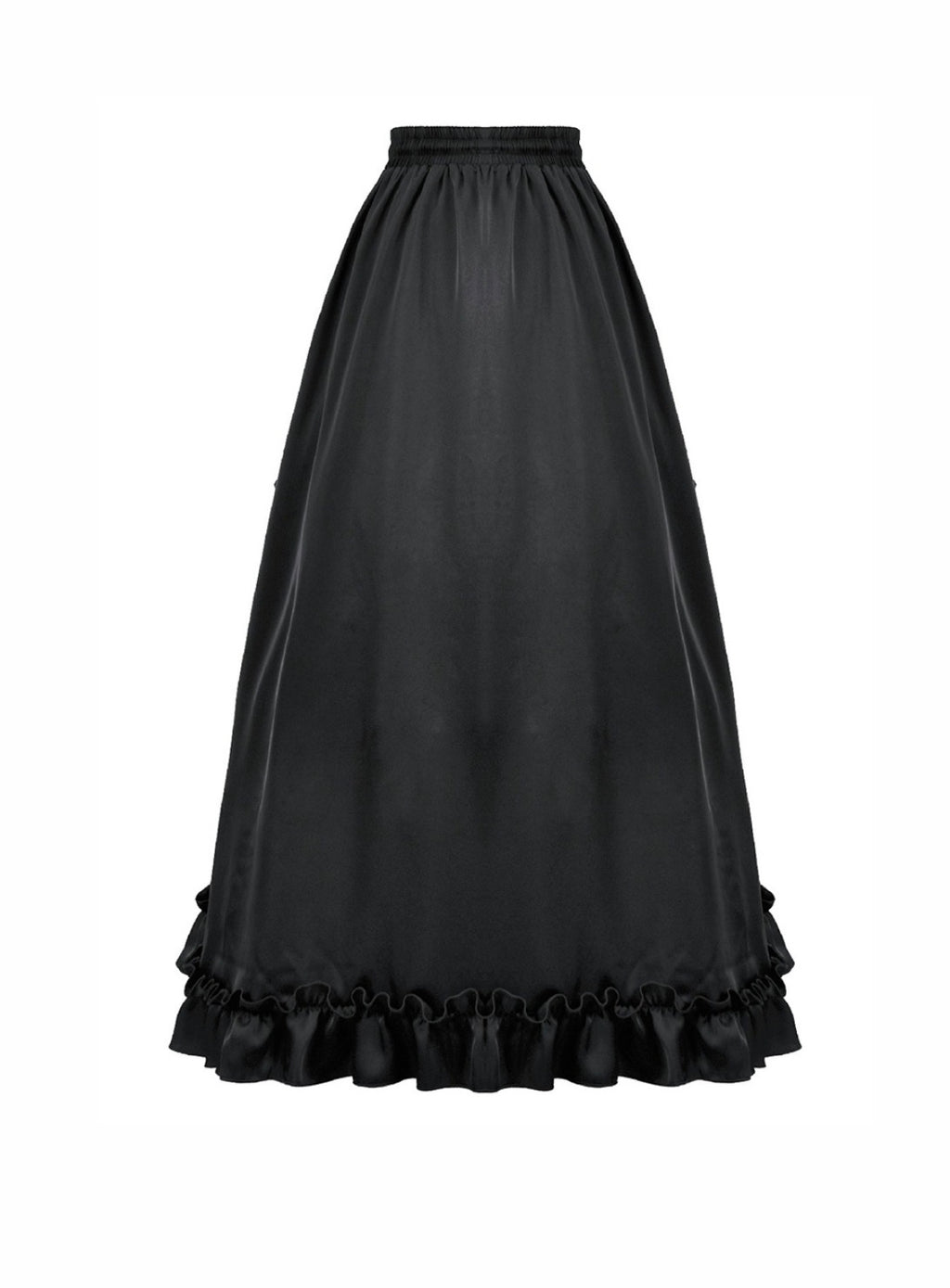 Classic Gothic Red Net Lace Skirt