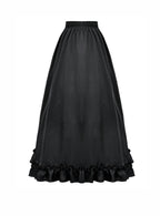 Classic Gothic Red Net Lace Skirt