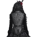 Women’s Patterned Crucifix Tailed Waistcoat