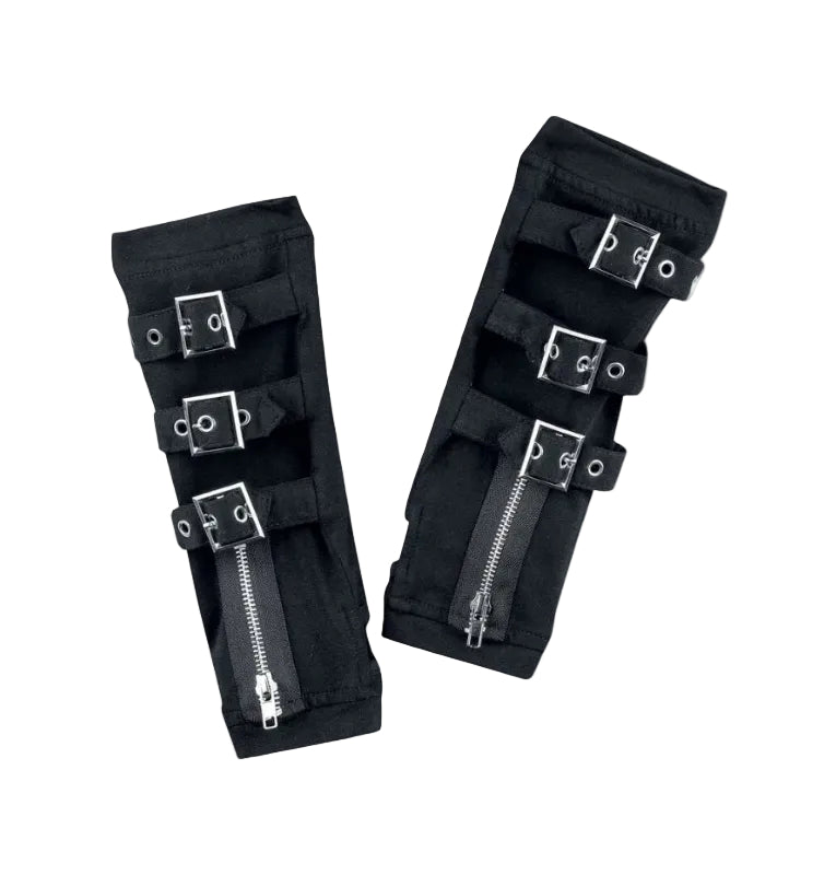 Buckle Zip Omega Armwarmers