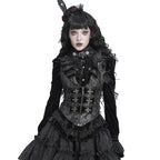 Women’s Patterned Crucifix Tailed Waistcoat