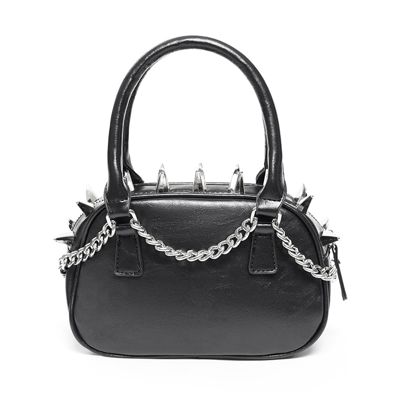 Chained Skull & Spike Punk Handbag