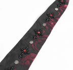 Crucifix Black & Red Gothic Tie