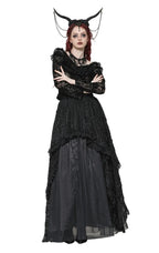 Flower Vine Bardot Frill Blouse