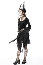 Genie Bell Sleeve Velvet Dress