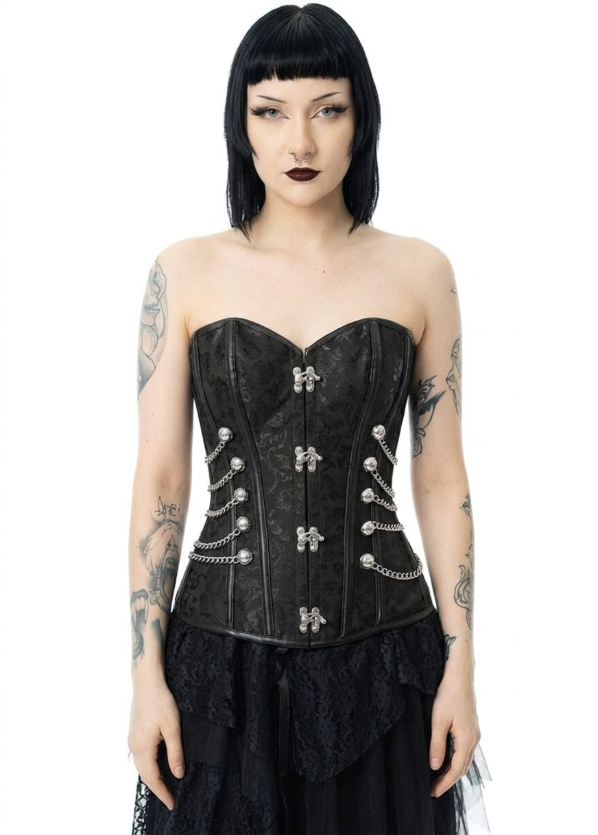 Vintage Chained Steam Siren Corset