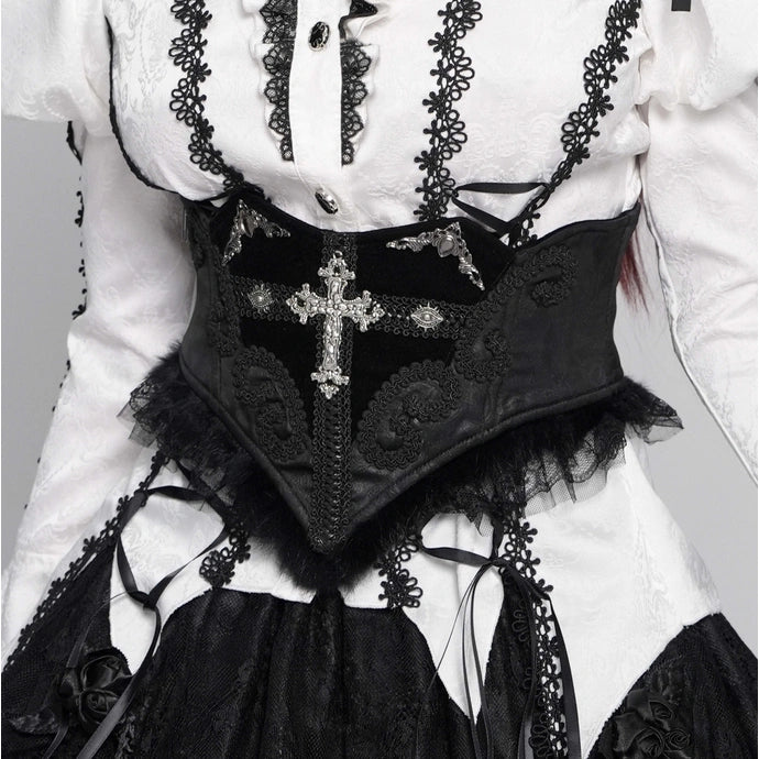 V Shaped Frilled Corset