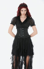 Frill Hem Underbust Corset