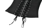 Punk Eyelet Zip Lace Zip Tank Top