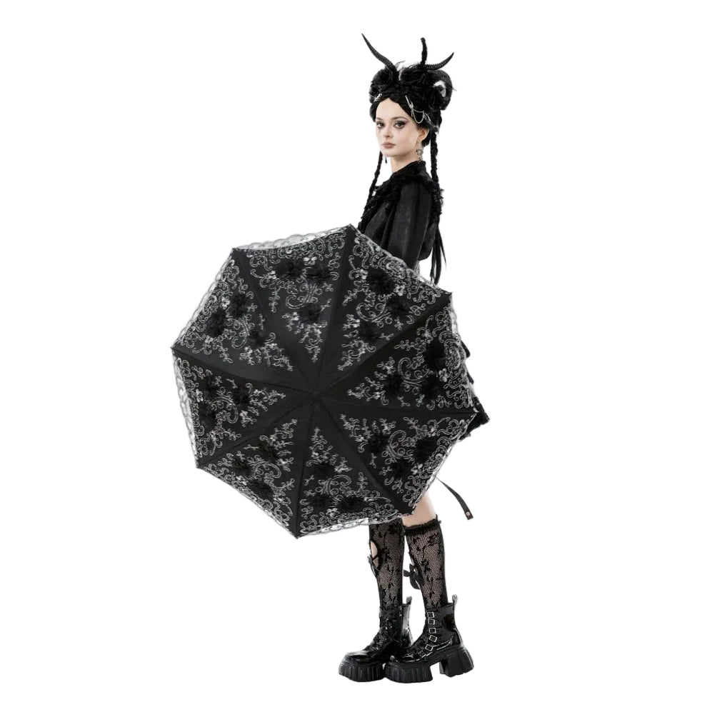 Embroidered Design Parasol Umbrella