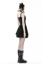Cobweb Mesh Crucifix Dress