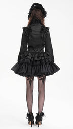 Frilly High Neck Doll Blouse