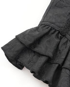 Crucifix Rose Frill Corset Belt